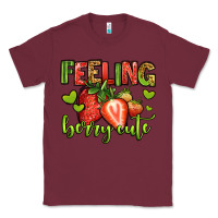 Burgundy feeling berry cute strawberry Classic Tee - Jasminsmagicworld