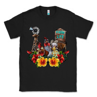 Black farm life chicken Classic Tee - SublimationCraftShop