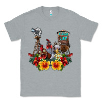 Heather Grey farm life chicken Classic Tee - SublimationCraftShop