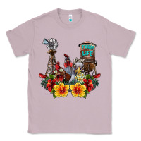 Lilac farm life chicken Classic Tee - SublimationCraftShop