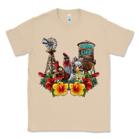 Mushroom farm life chicken Classic Tee - SublimationCraftShop