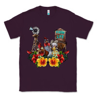 Plum farm life chicken Classic Tee - SublimationCraftShop