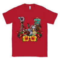 Red farm life chicken Classic Tee - SublimationCraftShop
