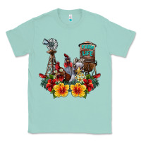 Seafoam farm life chicken Classic Tee - SublimationCraftShop