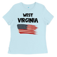 Baby Blue WEST VIRGINIA Ladies Tee - Bettercallsaul
