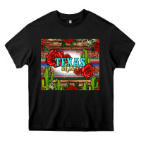 Black texas chica with roses Heavy Core Tee - Jasminsmagicworld