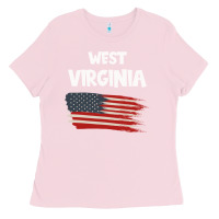 Bubblegum Pink WEST VIRGINIA Ladies Tee - Bettercallsaul