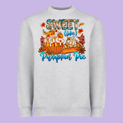 Sweet Like Pumpkin Pie Heavyweight Sweatshirt Designed By Cowhidedigitalart