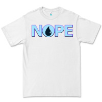 White NOPE  Blue Magic  Island Mana Symbol Premium Tee - trangStudio