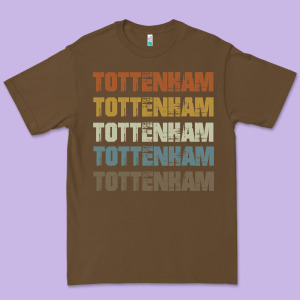 Retro Vintage Tottenham London Premium Tee Designed By Trangstudio