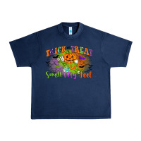 Navy trick or treat smell my feet Urban Heavy Tee - CowGirlArtShop