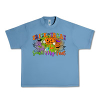 Pebble Blue trick or treat smell my feet Urban Heavy Tee - CowGirlArtShop