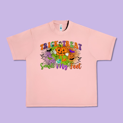 Trick Or Treat Smell My Feet Urban Heavy Tee Designed By Cowgirlartshop