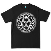 Black M.C. Escher Circle Limit IV Premium Tee - trangStudio