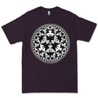 Plum M.C. Escher Circle Limit IV Premium Tee - trangStudio
