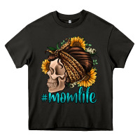 Asphalt momlife skull with bandana Heavy Core Tee - Jasminsmagicworld