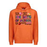 Carrot 100 days of school Premium Hoodie - LillyAllenDesigns