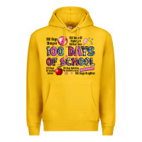 Lemon 100 days of school Premium Hoodie - LillyAllenDesigns