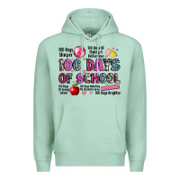 100 Days Of School Premium Hoodie | Teevron