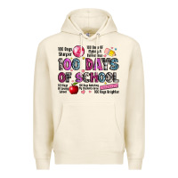 Tofu 100 days of school Premium Hoodie - LillyAllenDesigns