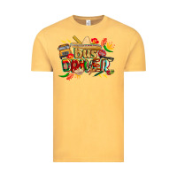 Vintage Mustard cinco de mayo bus driver Vintage Tee - CowGirlArtShop