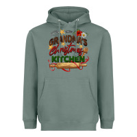 Sage grandma's Christmas kitchen Heavyweight Hoodie - BarkalooDesign
