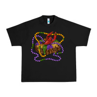 Black mardi gras craw fish king cake with leopard Urban Heavy Tee - RanaPortraitStore