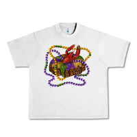 Lunar Rock mardi gras craw fish king cake with leopard Urban Heavy Tee - RanaPortraitStore