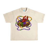 Sandshell mardi gras craw fish king cake with leopard Urban Heavy Tee - RanaPortraitStore