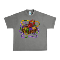 Tornado mardi gras craw fish king cake with leopard Urban Heavy Tee - RanaPortraitStore