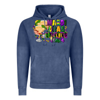 Vintage Denim mardi gras drinking team margaritas Vintage Hoodie - CowGirlArtShop