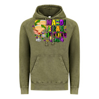 Vintage Olive mardi gras drinking team margaritas Vintage Hoodie - CowGirlArtShop