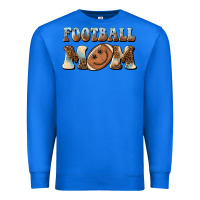 True Royal football mom football smiley face Premium Sweatshirt - BarkalooDesign