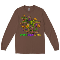 Chestnut mardi saurus rex olivia Long Sleeve Tee - OliviaCreatesArt