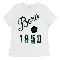 White Born In 1950 Ladies Tee - Bettercallsaul