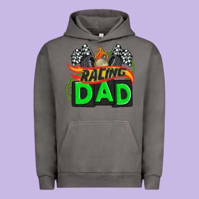 Racing Dad With Racing  Equipment Urban Hoodie Designed By Adodesignshop