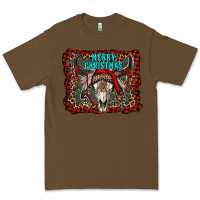 Cacao merry christmas bull skull Premium Tee - RanaPortraitStore