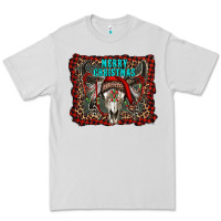 Merry Christmas Bull Skull Premium Tee | Teevron