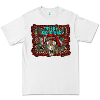 White merry christmas bull skull Premium Tee - RanaPortraitStore