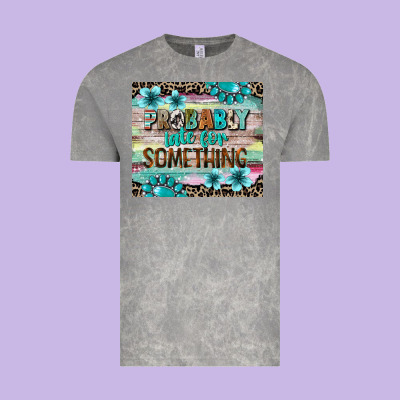 Probably Late For Something Tumbler 3 Vintage Tee Designed By Cowgirlartshop