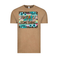 Vintage Coffee probably late for something tumbler 3 Vintage Tee - CowGirlArtShop