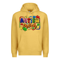 Antique Gold autism mom Premium Hoodie - LillyAllenDesigns