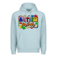 Blue Mist autism mom Premium Hoodie - LillyAllenDesigns