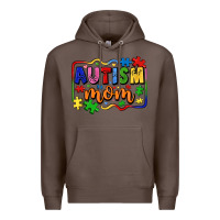 Coffee autism mom Premium Hoodie - LillyAllenDesigns