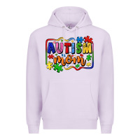 Lilac autism mom Premium Hoodie - LillyAllenDesigns