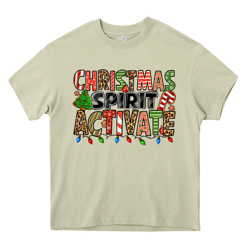 Christmas Spirit Activate Heavy Core Tee by Jasminsmagicworld | Teevron