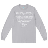 Moon Dust Love is patient Love is Kind 1 Corinthians 1348 Long Sleeve Tee - trangStudio