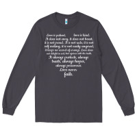 Smoke Love is patient Love is Kind 1 Corinthians 1348 Long Sleeve Tee - trangStudio