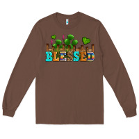 Chestnut blessed olivia Long Sleeve Tee - OliviaCreatesArt