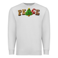 Dove Grey christmas peace Premium Sweatshirt - BarkalooDesign